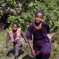 Students in rural Ethiopia